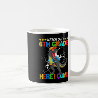 Mug Attention 6e année me voici dinosaure retour à l'é