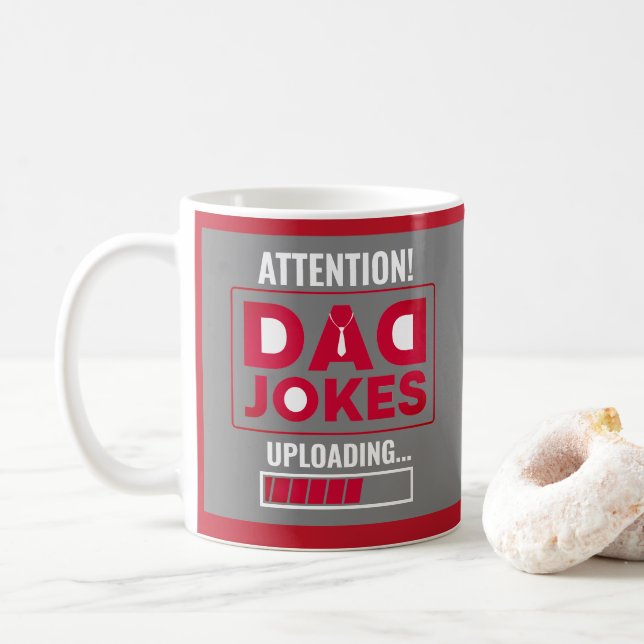 Mug Attention à la conception mignonne ! Papa plaisant (Avec donut)