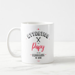 Mug Attention ce papy est un bricoleur de genie