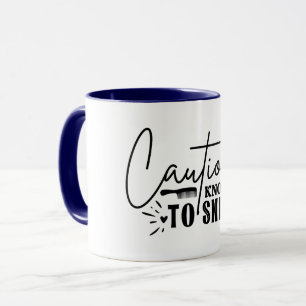 Mug Attention Drôle... Liste minimaliste des cheveux