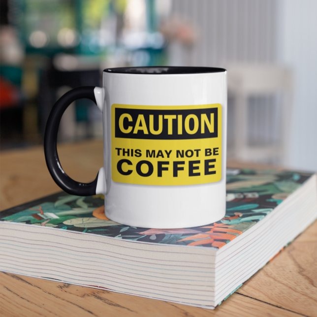 Mug Attention : il pourrait ne s'agir d'aucune boisson (Créateur téléchargé)