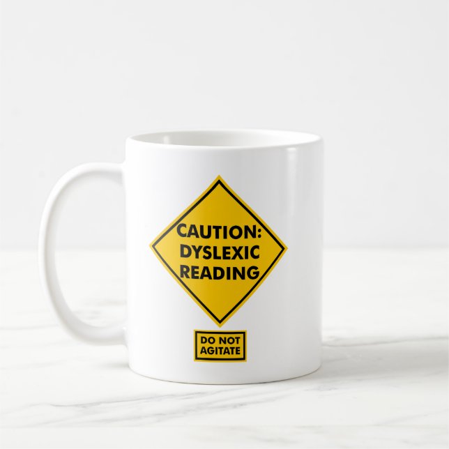 Mug Attention : Lecture dyslexique (Gauche)