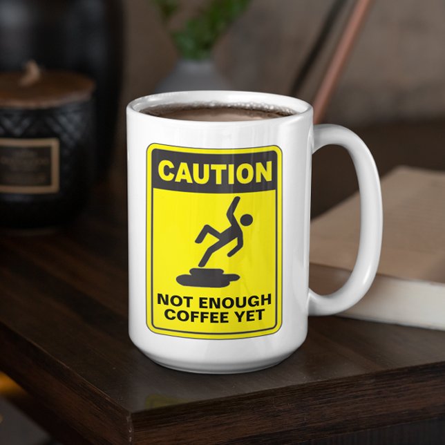 Mug Attention Pas assez de boisson Personnalisable (Créateur téléchargé)