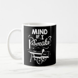 Mug Attention Si Je Fumé Bbq Lover Avid Smoker Mens Ca