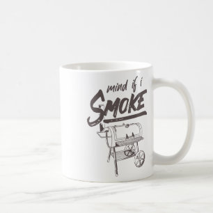 Mug Attention si je fume un barbecue amusant Fumer Byr
