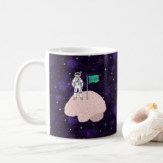 Mug Atterrissage de cerveau (Avec donut)