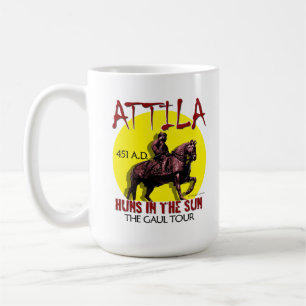 Mug Attila "huns voyagent au soleil" des tasses/verre