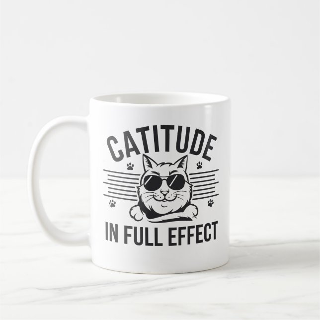 Mug attitude à plein effet amoureux des animaux de com (Gauche)