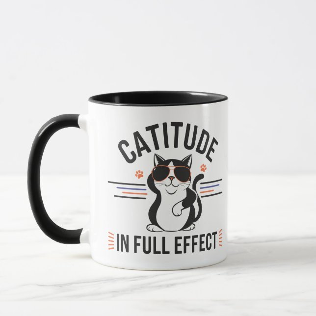 Mug attitude à plein effet amoureux des animaux de com (Gauche)