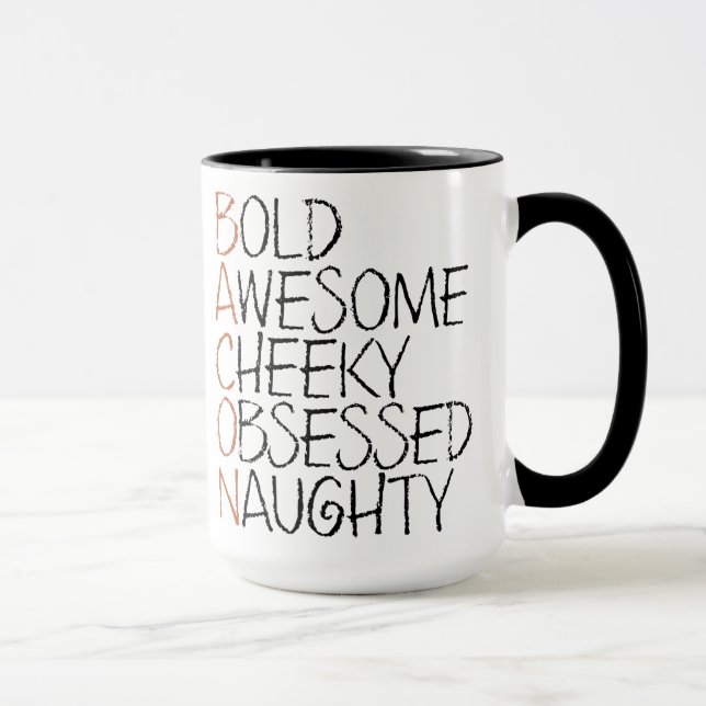 Mug Attitude de Bacon (Droite)