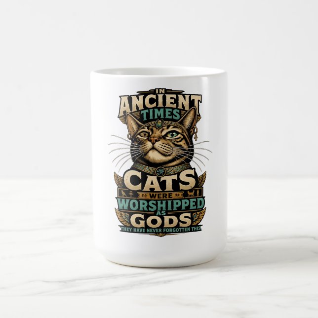 Mug Attitude de vieux chat tigré (Centre)