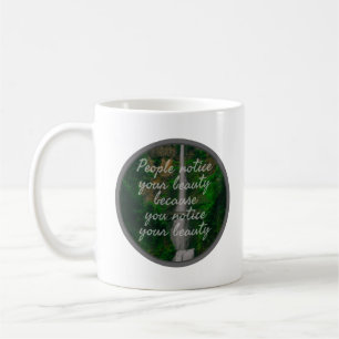 Mug attitude positive vibes de motivation affirmations