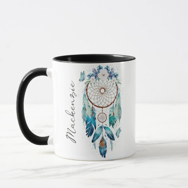 Mug Attrape-rêve Bohème Aquarelle (Gauche)