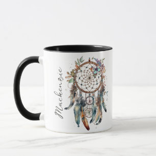 Mug Attrape-rêve Bohème Aquarelle