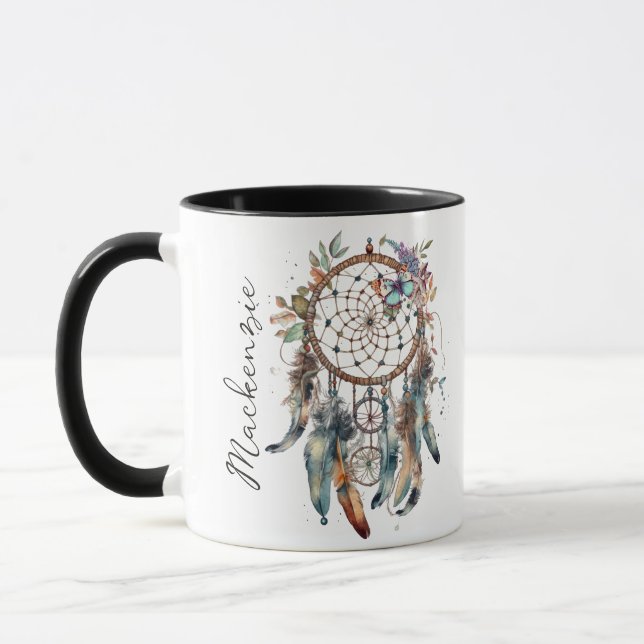 Mug Attrape-rêve Bohème Aquarelle (Gauche)