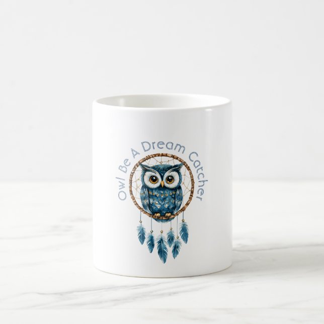 Mug Attrape-rêve de la chouette bleue (Centre)