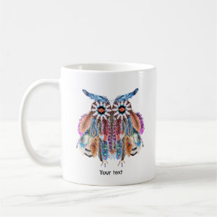Mug Attrape-rêves de hibou amérindien
