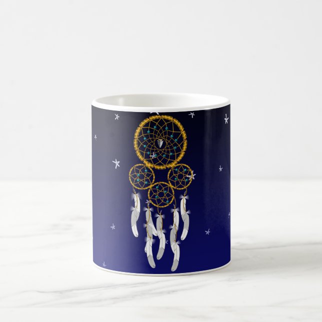 Mug Attrape-rêves--Turquoise Bleu (Centre)