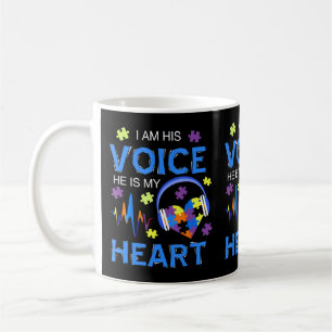 Mug Attrapez ceci "Je suis sa voix Il est mon coeur Au