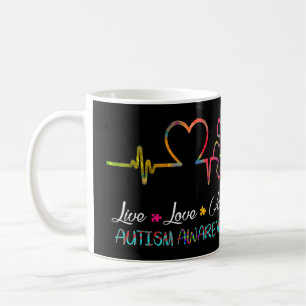 Mug Attrapez cette Sensibilisation sur l'autisme "Live
