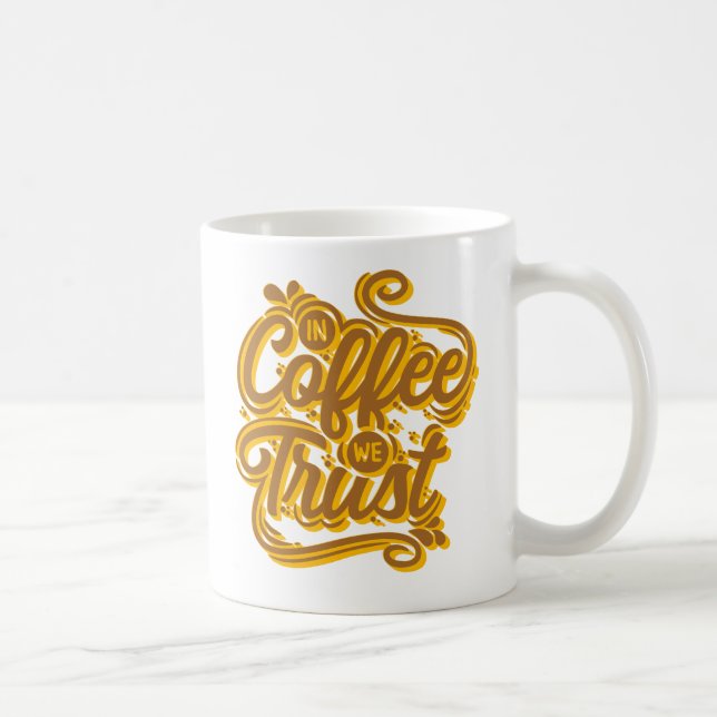 Mug Au Café, nous avons confiance (Droite)