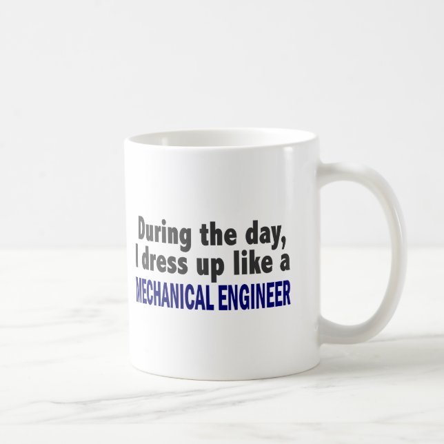 Mug Au cours de la journée je m'habille comme (Droite)
