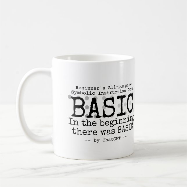 Mug Au début, il y avait BASIC.w (Gauche)