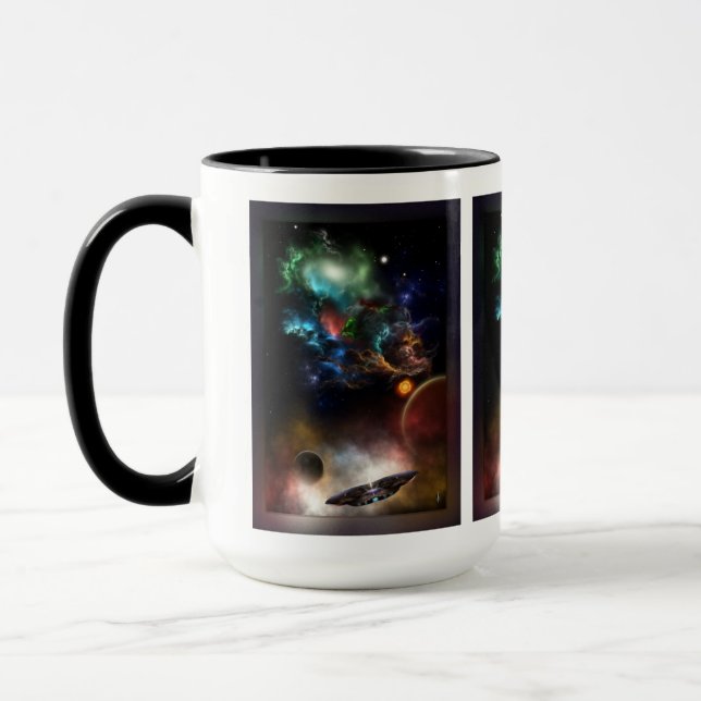 Mug Au-delà de l'espace et du temps L'art fractal II S (Gauche)