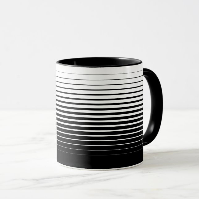 Mug au design art moderne. (Devant droit)