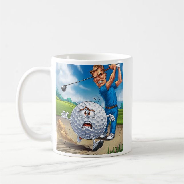 Mug Au fond ! La Grande Évasion Du Ball De Golf (Gauche)