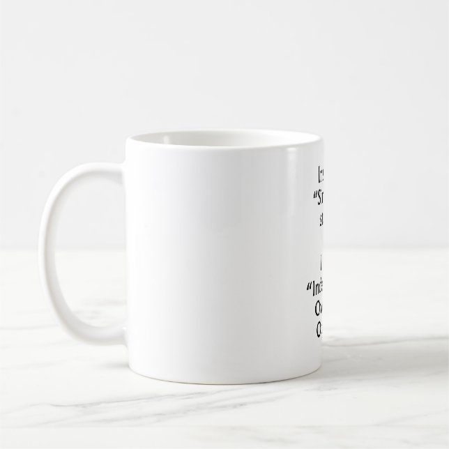 Mug Au lieu de simple (Gauche)