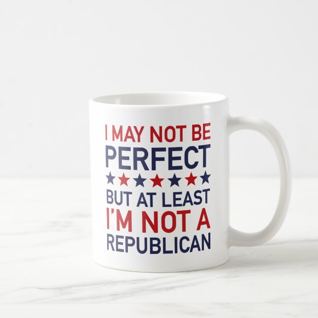 Mug Au moins, je ne suis pas Républicain (Droite)