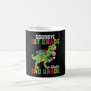 Mug Au revoir 1re année Bonjour 2e année T Rex Dinosau