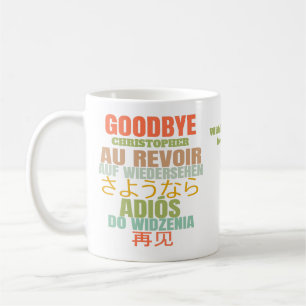 Mug Au revoir moderne