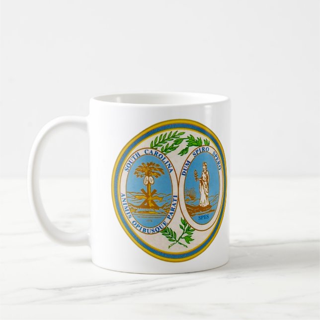 Mug au sceau de l'État de Caroline du Sud (Gauche)