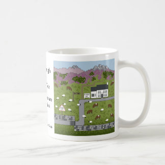 Mug Auberge de charrue au massif de roche de boeuf