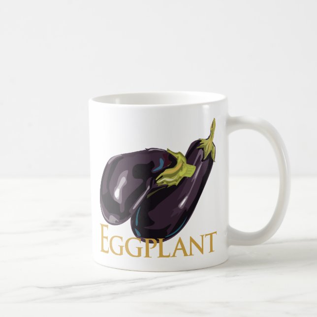 Mug Aubergine d'aubergine (Droite)