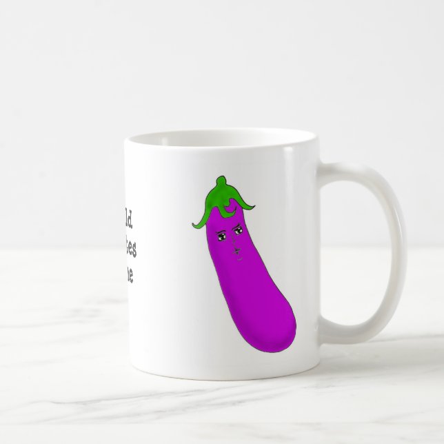 Mug Aubergine d'Edna (Droite)