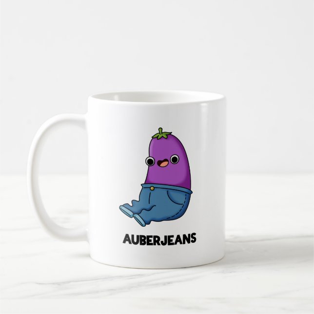 Mug Auberjeans Funny Eggplant Pun (Gauche)