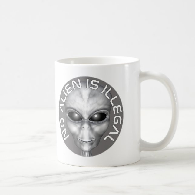 Mug Aucun Alien N'Est Illégal (Droite)