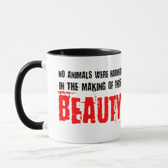 Mug Aucun Animal N'A Été BLESSÉ (Gauche)