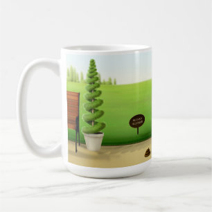 Mug "Aucun Chien autorisé" Pose de Chien dans le magni