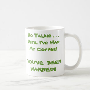 Mug Aucun film parlant. Jusqu'à ce que j'aie pris mon