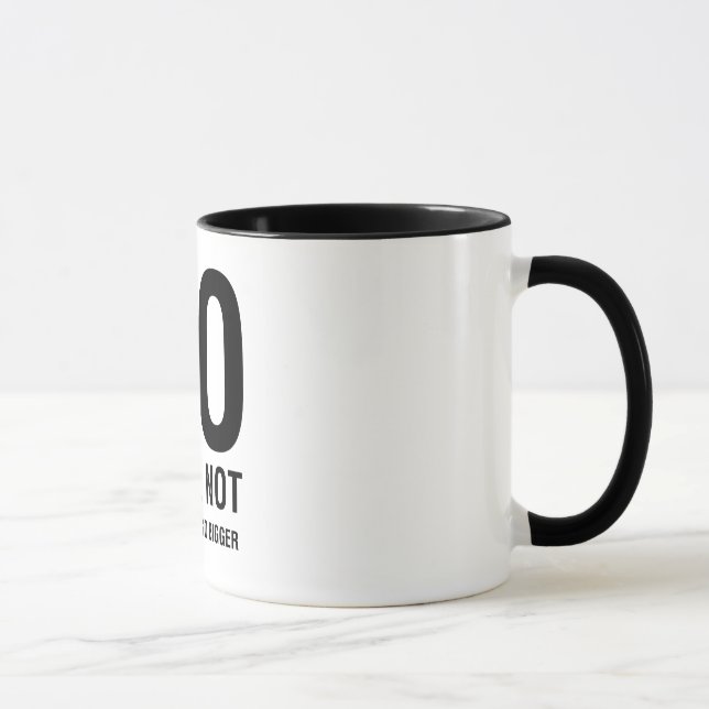 Mug AUCUN je ne rendrai pas le logo plus grand (Droite)