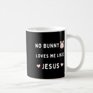 Mug Aucun lapin ne m'aime comme Jésus Pâques foi chrét
