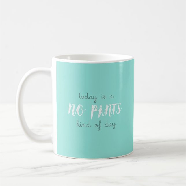 Mug Aucun pantalon (Gauche)