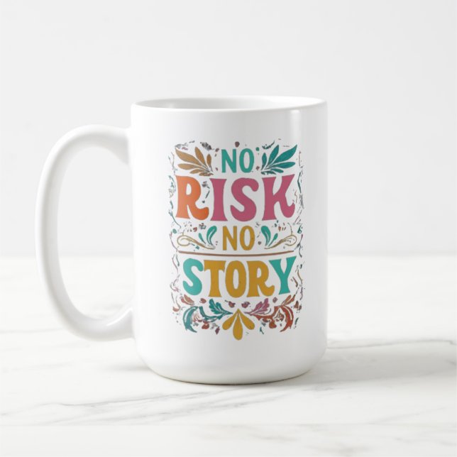Mug Aucun risque pour une histoire (Gauche)