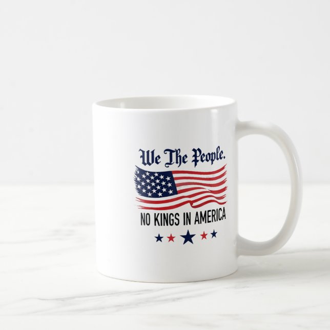 Mug Aucun Rois En Amérique Nous Le Peuple (Droite)