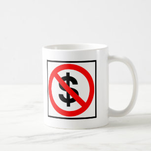 Mug Aucun signe de route d'argent
