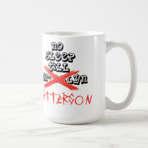 Mug Aucun sommeil jusqu'à Patterson/ne vous voient en